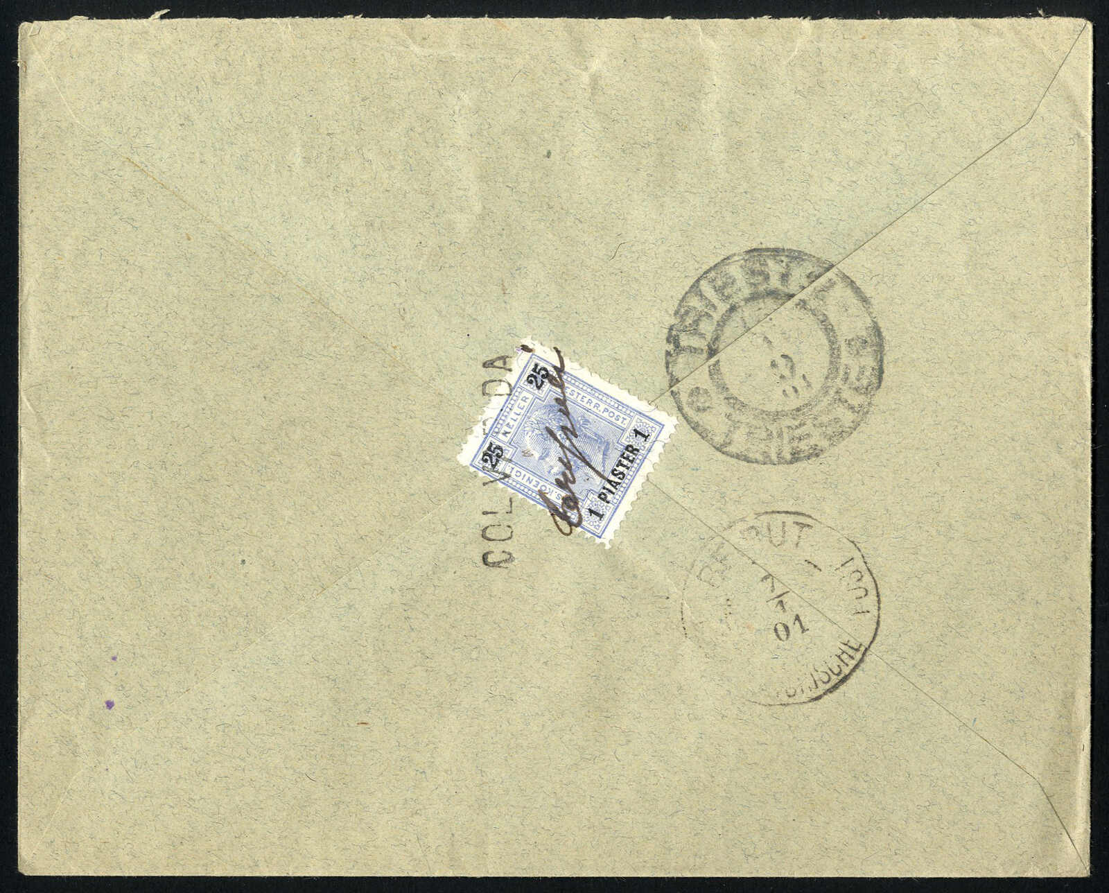 Lot 696 - other countries Lebanon-Austrian Levant Post Offices -  Viennafil Auktionen 97th Public Auction Golden Heritage: Austrian Rarities & European Treasures Auction