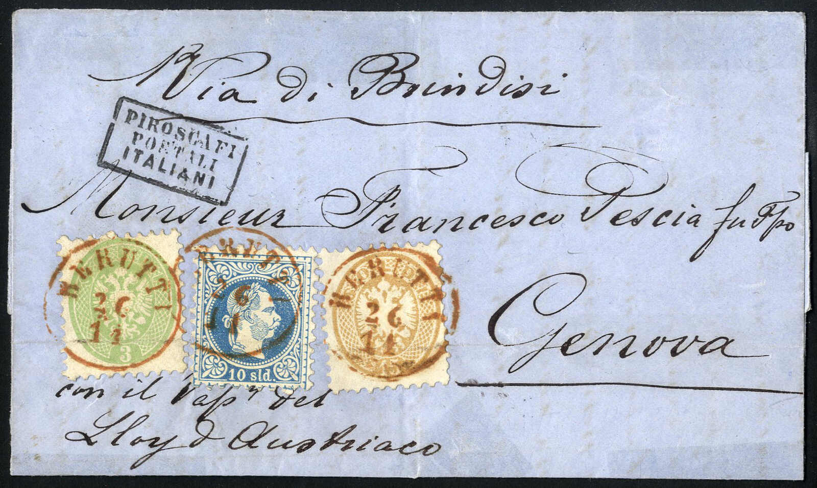 Lot 492 - other Austria Lloyd - Viennafil Auktionen 97th Public Auction Golden Heritage: Austrian Rarities & European Treasures Auction Lot 492 - other Austria Lloyd - Viennafil Auktionen 97th Public Auction Golden Heritage: Austrian Rarities & European Treasures Auction