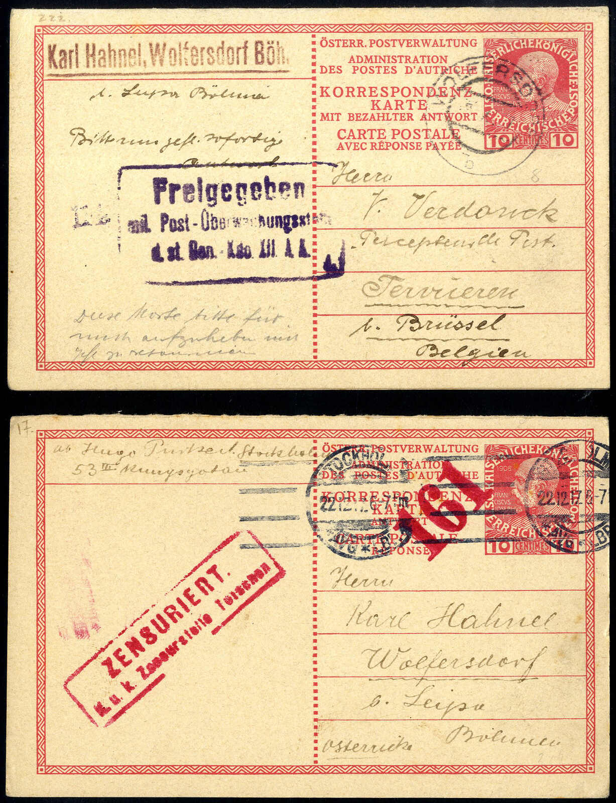 Lot 420 - europe Austria 1890-1918 Issues - Viennafil Auktionen 97th Public Auction Golden Heritage: Austrian Rarities & European Treasures Auction Lot 420 - europe Austria 1890-1918 Issues - Viennafil Auktionen 97th Public Auction Golden Heritage: Austrian Rarities & European Treasures Auction