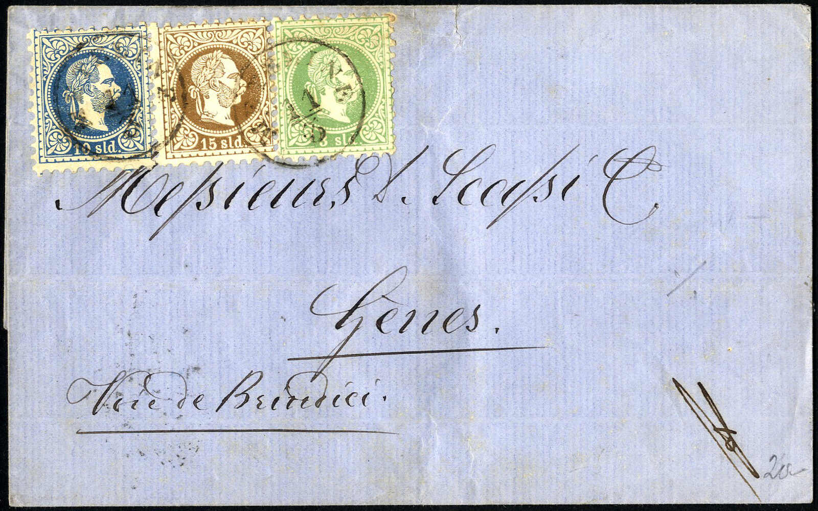 Lot 635 - europe Greece Austrian Levant Post Offices -  Viennafil Auktionen 97th Public Auction Golden Heritage: Austrian Rarities & European Treasures Auction