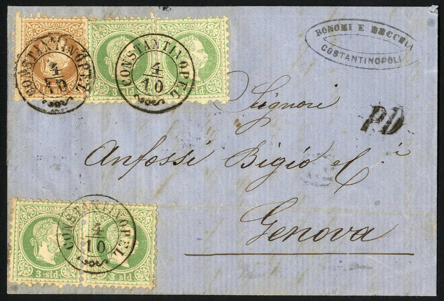 Lot 541 - europe austrian levant -  Viennafil Auktionen 97th Public Auction Golden Heritage: Austrian Rarities & European Treasures Auction