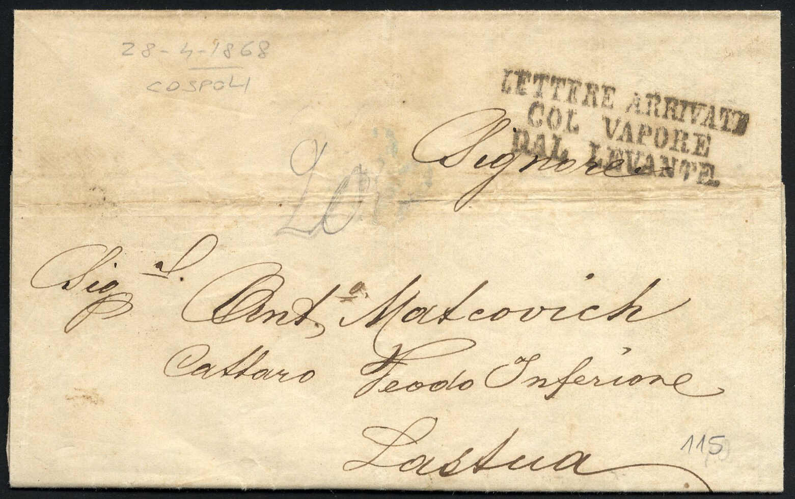 Lot 522 - europe austrian levant -  Viennafil Auktionen 97th Public Auction Golden Heritage: Austrian Rarities & European Treasures Auction