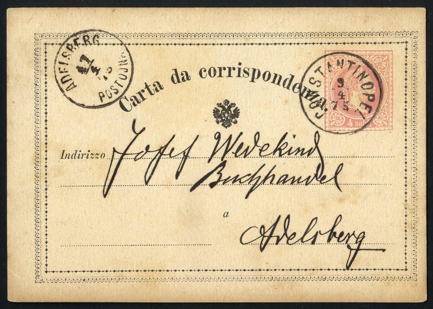 Lot 552 - europe austrian levant - Viennafil Auktionen 97th Public Auction Golden Heritage: Austrian Rarities & European Treasures Auction Lot 552 - europe austrian levant - Viennafil Auktionen 97th Public Auction Golden Heritage: Austrian Rarities & European Treasures Auction