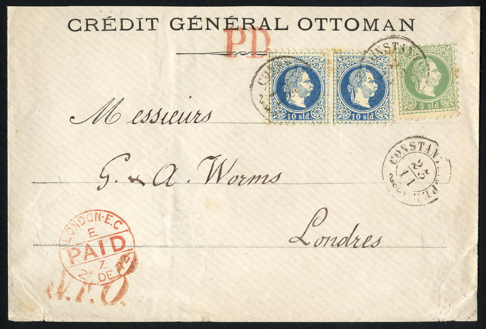Lot 547 - europe austrian levant -  Viennafil Auktionen 97th Public Auction Golden Heritage: Austrian Rarities & European Treasures Auction