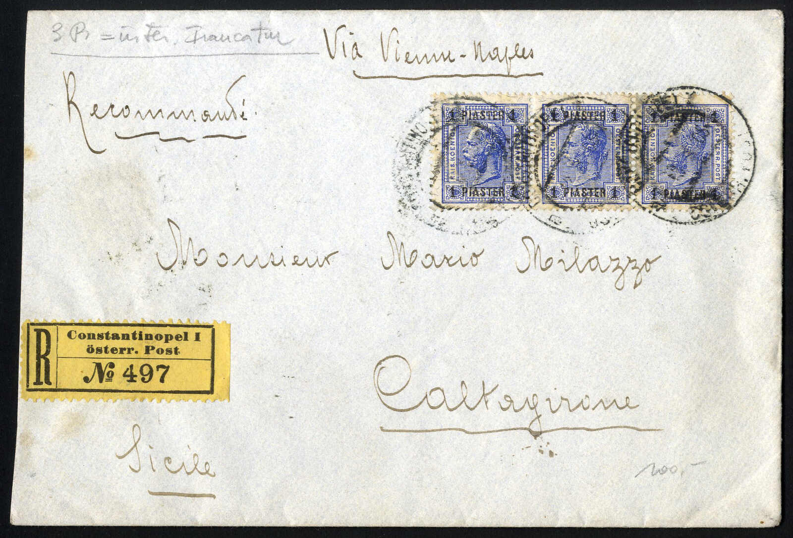 Lot 580 - europe austrian levant -  Viennafil Auktionen 97th Public Auction Golden Heritage: Austrian Rarities & European Treasures Auction