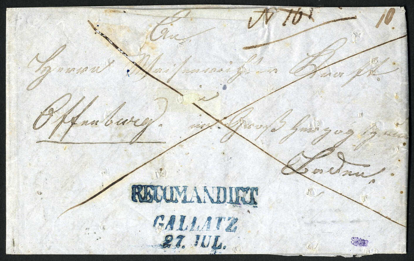 Lot 655 - europe romania austrian levant post offices -  Viennafil Auktionen 97th Public Auction Golden Heritage: Austrian Rarities & European Treasures Auction
