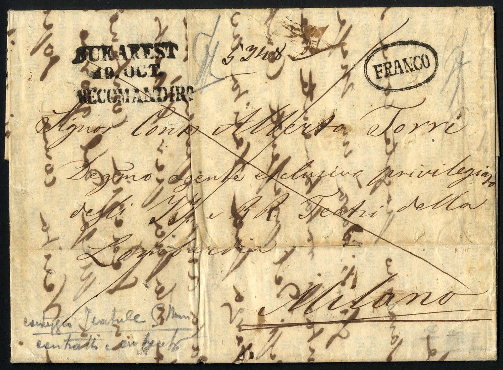 Lot 667 - europe romania austrian levant post offices -  Viennafil Auktionen 97th Public Auction Golden Heritage: Austrian Rarities & European Treasures Auction