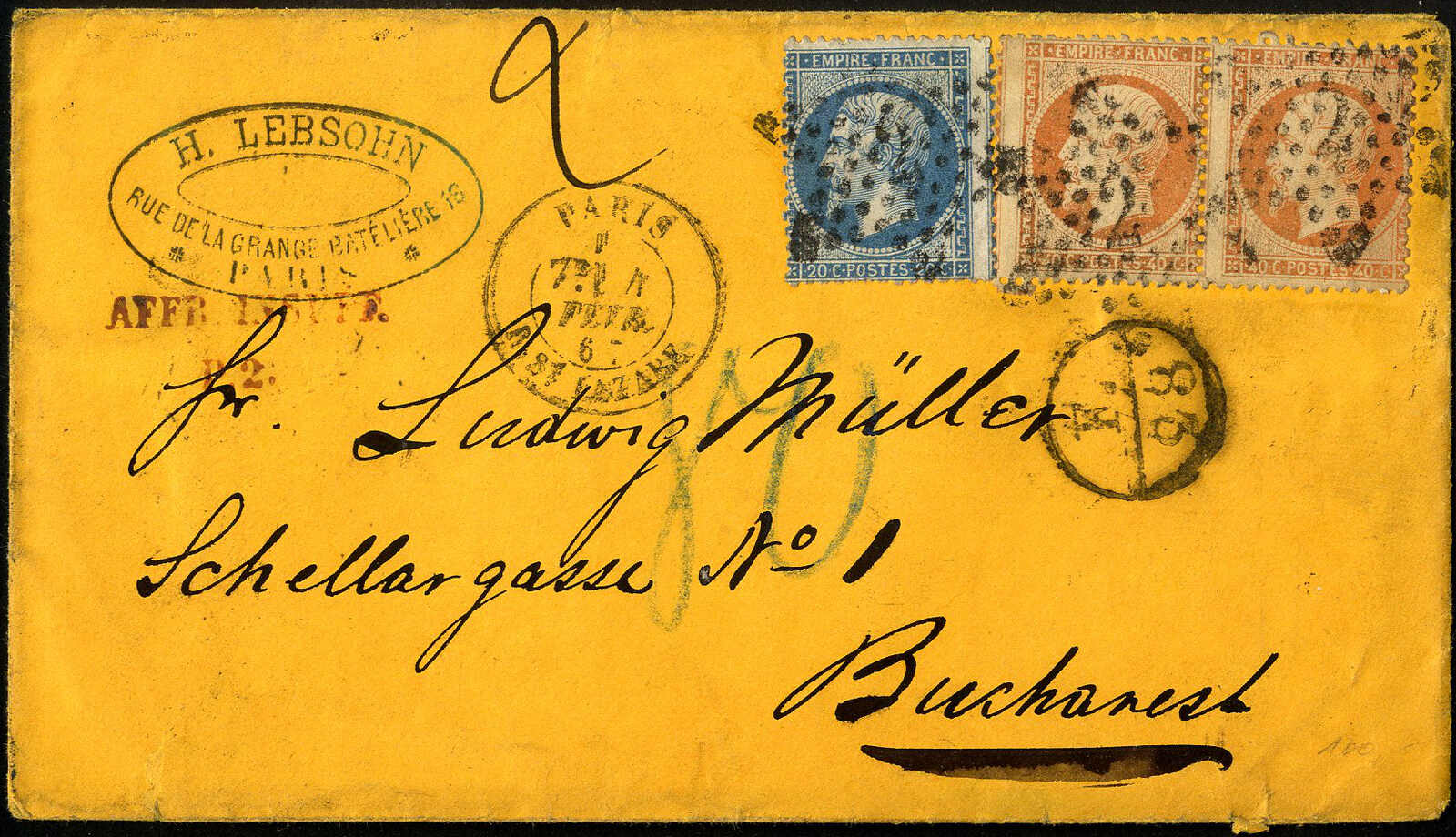 Lot 760 - europe France -  Viennafil Auktionen 97th Public Auction Golden Heritage: Austrian Rarities & European Treasures Auction