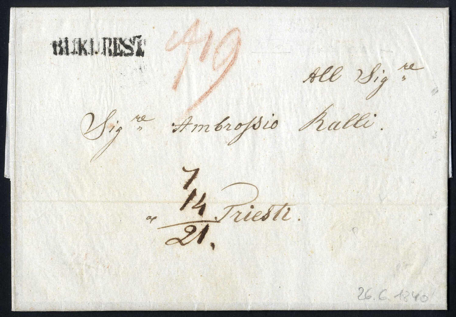 Lot 653 - europe romania austrian levant post offices -  Viennafil Auktionen 97th Public Auction Golden Heritage: Austrian Rarities & European Treasures Auction
