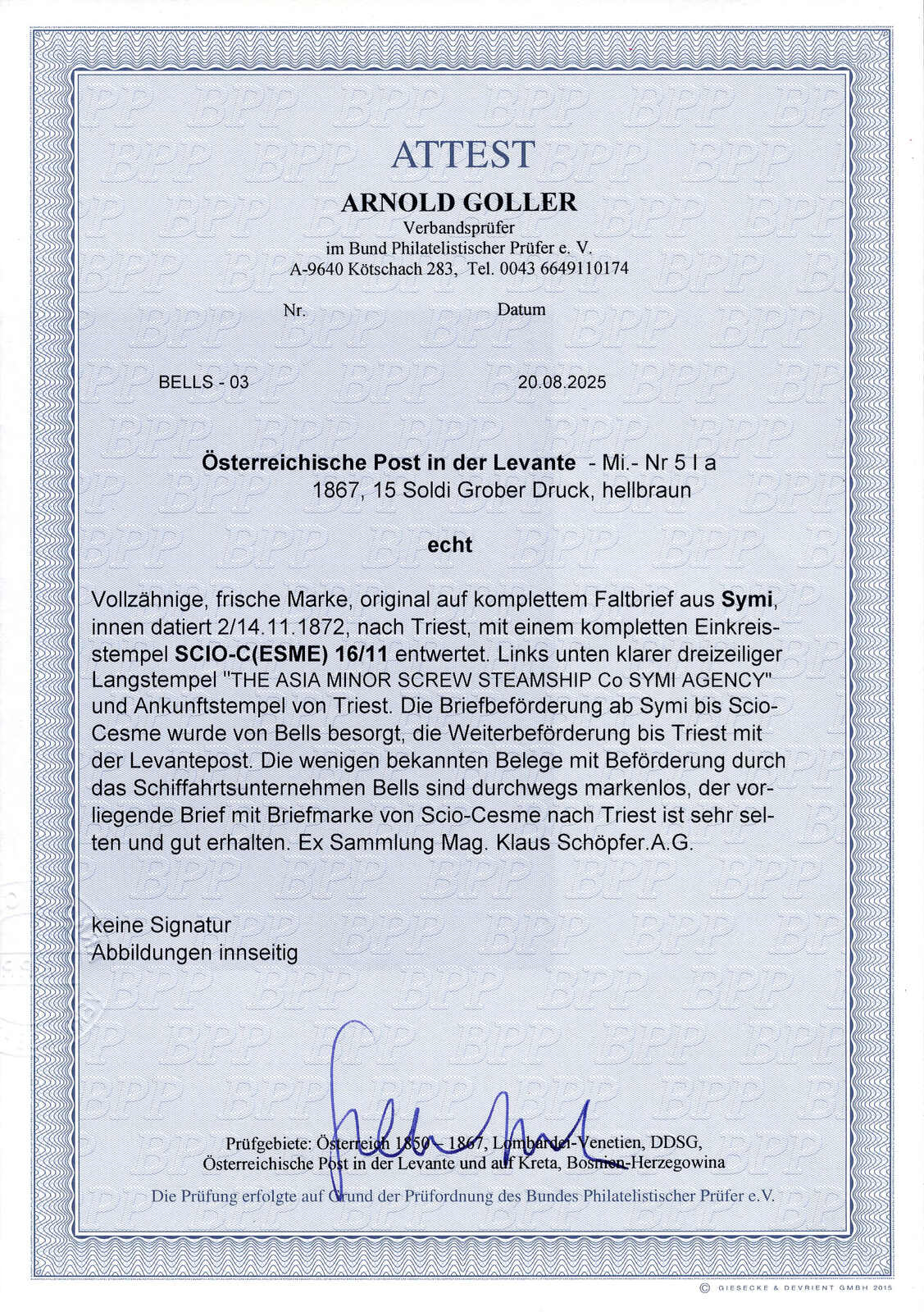 Image 1 for lot number 1663 for Viennafil 106th Live-Auction