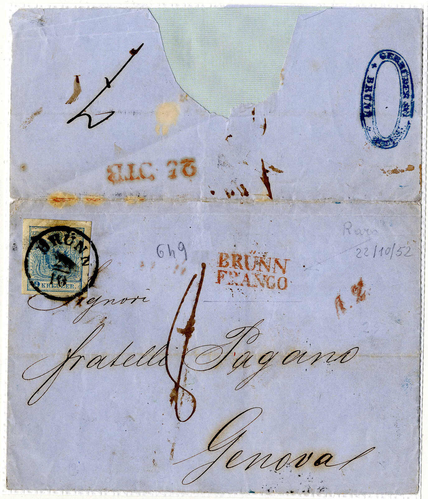 Lot 214 - europe austria issue 1850 - Viennafil Auktionen 97th Public Auction Golden Heritage: Austrian Rarities & European Treasures Auction Lot 214 - europe austria issue 1850 - Viennafil Auktionen 97th Public Auction Golden Heritage: Austrian Rarities & European Treasures Auction