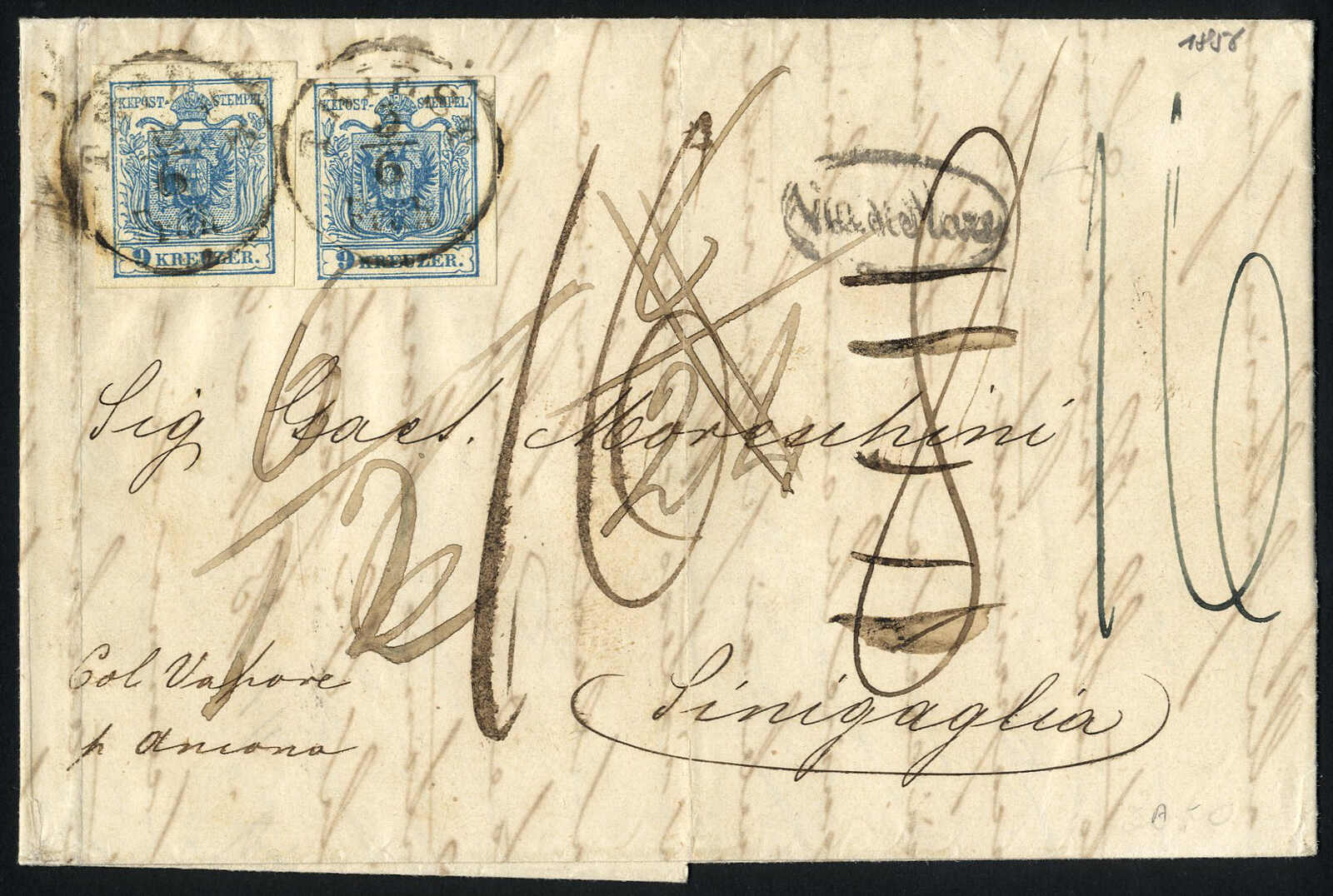 Lot 232 - europe austria issue 1850 - Viennafil Auktionen 97th Public Auction Golden Heritage: Austrian Rarities & European Treasures Auction Lot 232 - europe austria issue 1850 - Viennafil Auktionen 97th Public Auction Golden Heritage: Austrian Rarities & European Treasures Auction