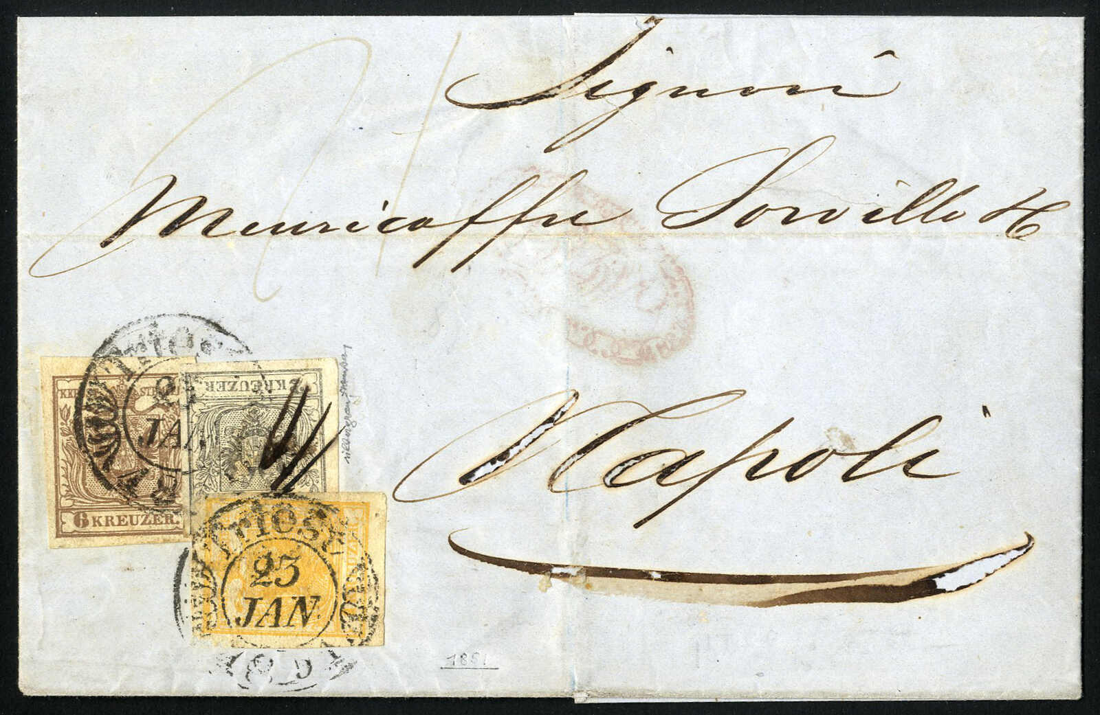 Lot 194 - europe austria issue 1850 - Viennafil Auktionen 97th Public Auction Golden Heritage: Austrian Rarities & European Treasures Auction Lot 194 - europe austria issue 1850 - Viennafil Auktionen 97th Public Auction Golden Heritage: Austrian Rarities & European Treasures Auction