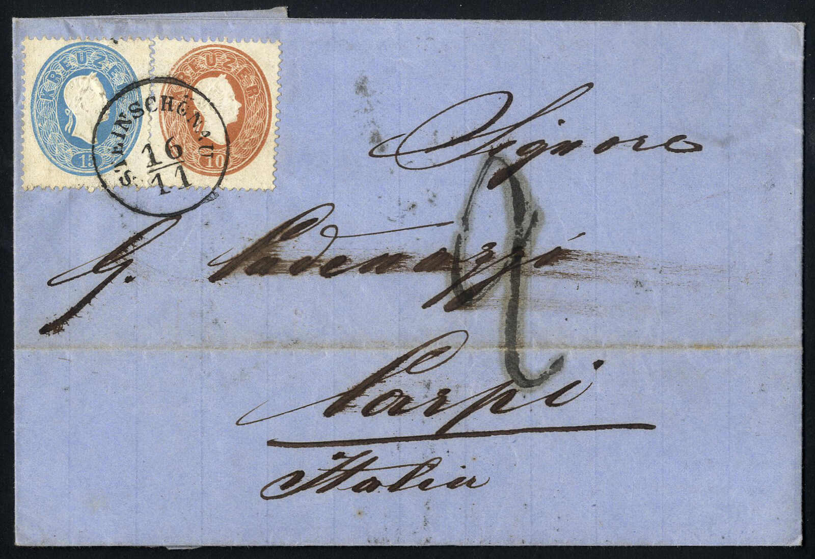 Lot 269 - europe Austria 1860 Issue -  Viennafil Auktionen 97th Public Auction Golden Heritage: Austrian Rarities & European Treasures Auction
