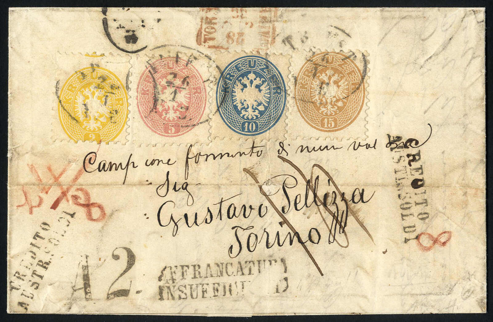 Lot 330 - europe Austria 1863/64 Issue - Viennafil Auktionen 97th Public Auction Golden Heritage: Austrian Rarities & European Treasures Auction Lot 330 - europe Austria 1863/64 Issue - Viennafil Auktionen 97th Public Auction Golden Heritage: Austrian Rarities & European Treasures Auction