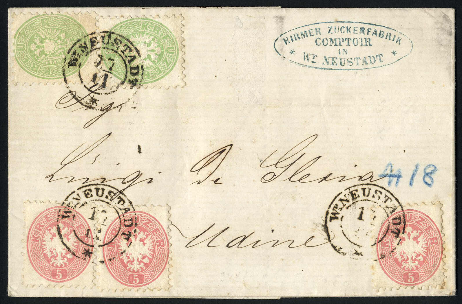 Lot 340 - europe Austria 1863/64 Issue - Viennafil Auktionen 97th Public Auction Golden Heritage: Austrian Rarities & European Treasures Auction Lot 340 - europe Austria 1863/64 Issue - Viennafil Auktionen 97th Public Auction Golden Heritage: Austrian Rarities & European Treasures Auction