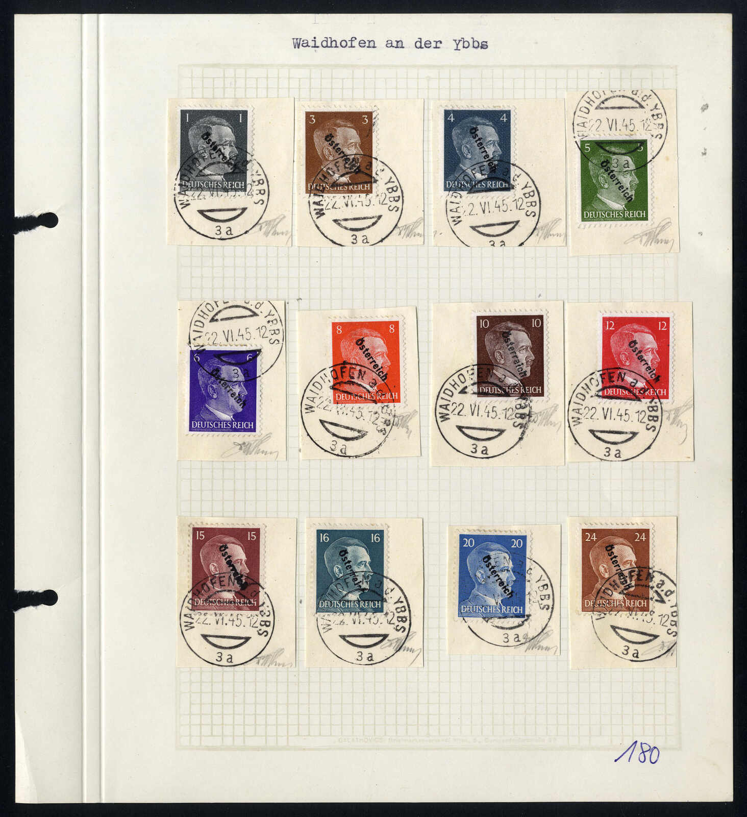 Lot 513 - europe austria local issues -  Viennafil Auktionen 97th Public Auction Golden Heritage: Austrian Rarities & European Treasures Auction