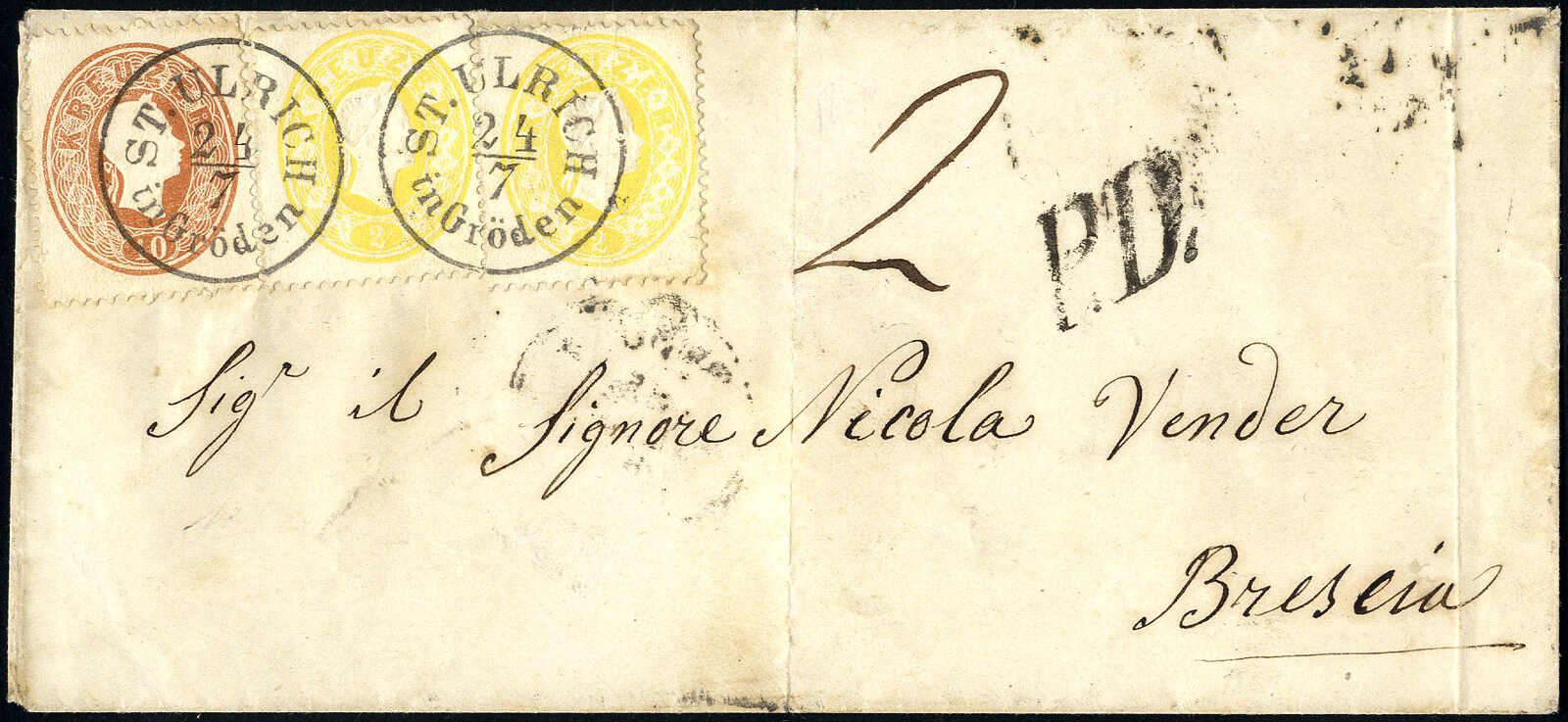 Lot 111 - germany Austria Cancellations Alto Adige -  Viennafil Auktionen 97th Public Auction Golden Heritage: Austrian Rarities & European Treasures Auction