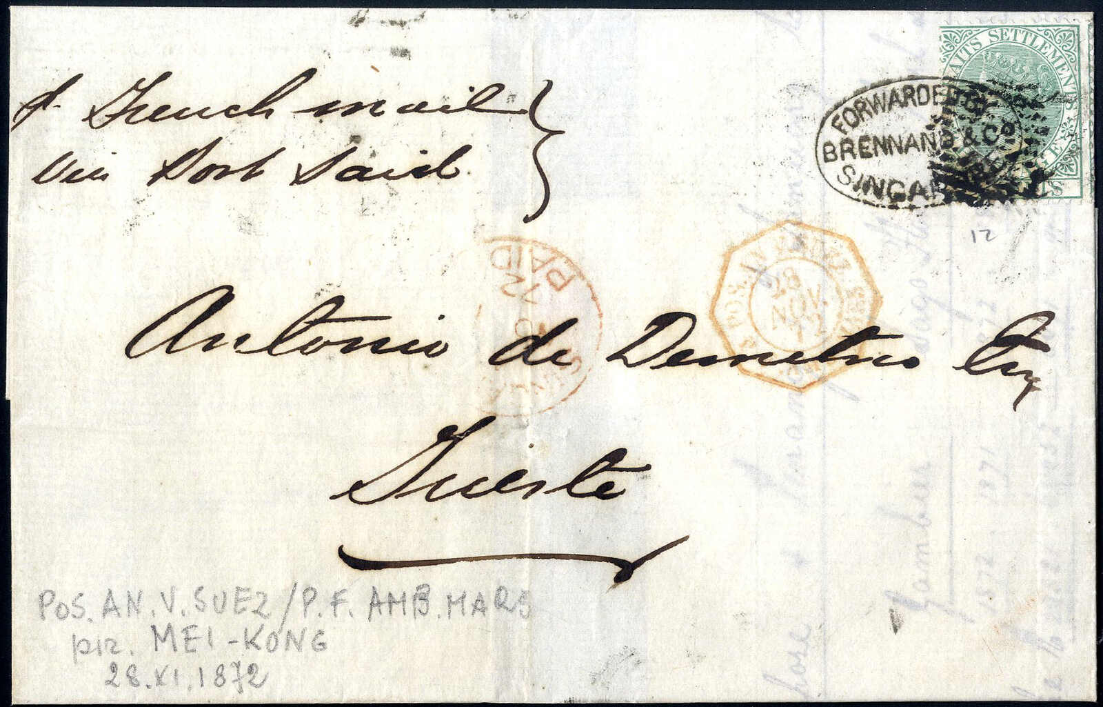 Lot 856 - other countries malaya straits settlements -  Viennafil Auktionen 97th Public Auction Golden Heritage: Austrian Rarities & European Treasures Auction