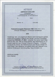 Ragusa: Brief vom 27.5.1862 nach Scutari (Albanien), frankiert mit3 ...