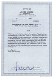 1880, kompletter Brief, geschrieben am 1./13.2.1880 in Symi, mit ...