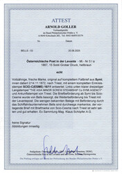 1871, in Symi geschriebener kompletter Brief vom 2.14.11.1872, der ...