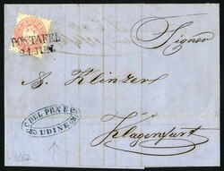 PONTAFEL, in Udine am 18. Juni geschriebener Brief, am 21. Juni in ...