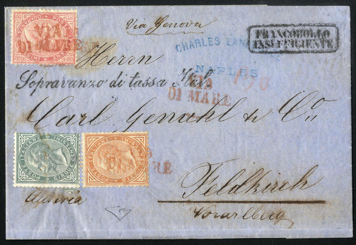 Lot 77 - europe Italian Kingdom -  Viennafil Auktionen 97th Public Auction Golden Heritage: Austrian Rarities & European Treasures Auction