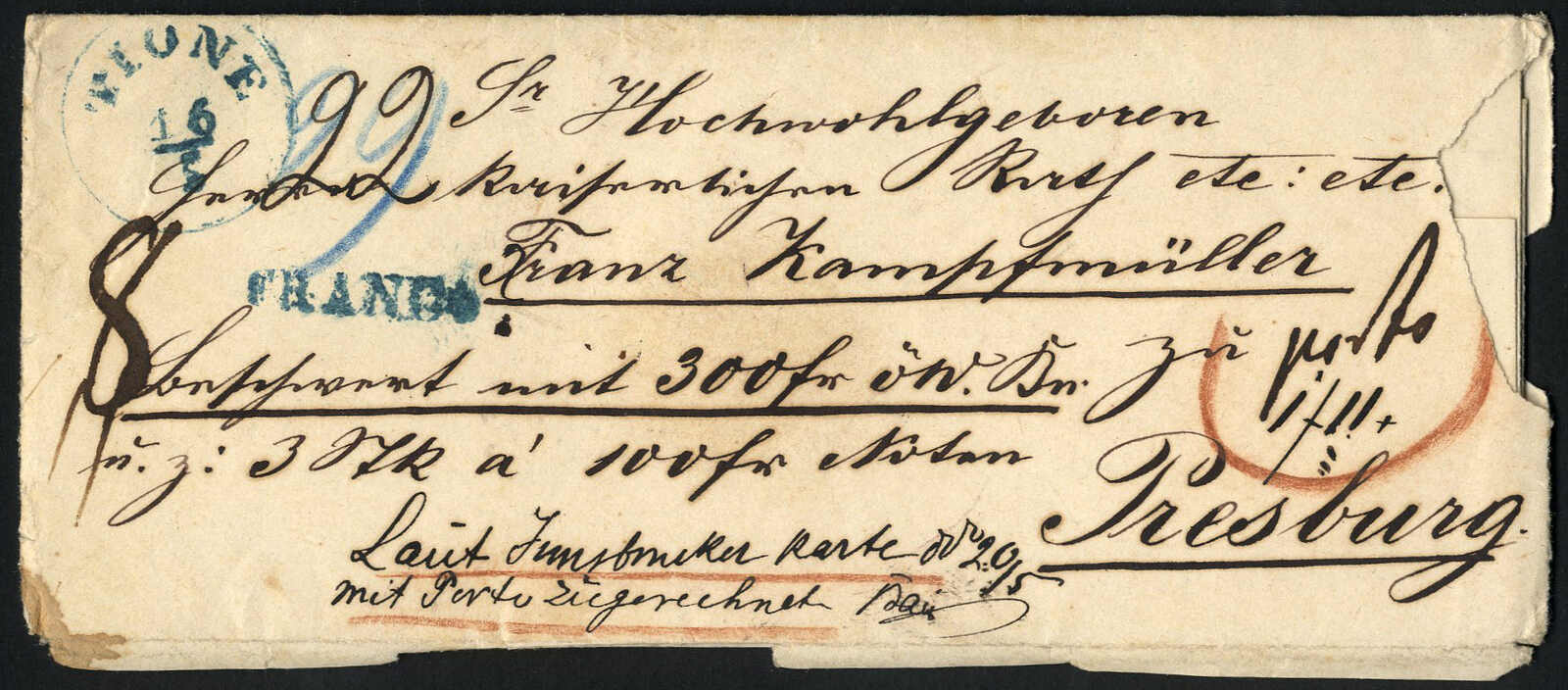 Lot 112 - germany Austria Cancellations Alto Adige -  Viennafil Auktionen 97th Public Auction Golden Heritage: Austrian Rarities & European Treasures Auction