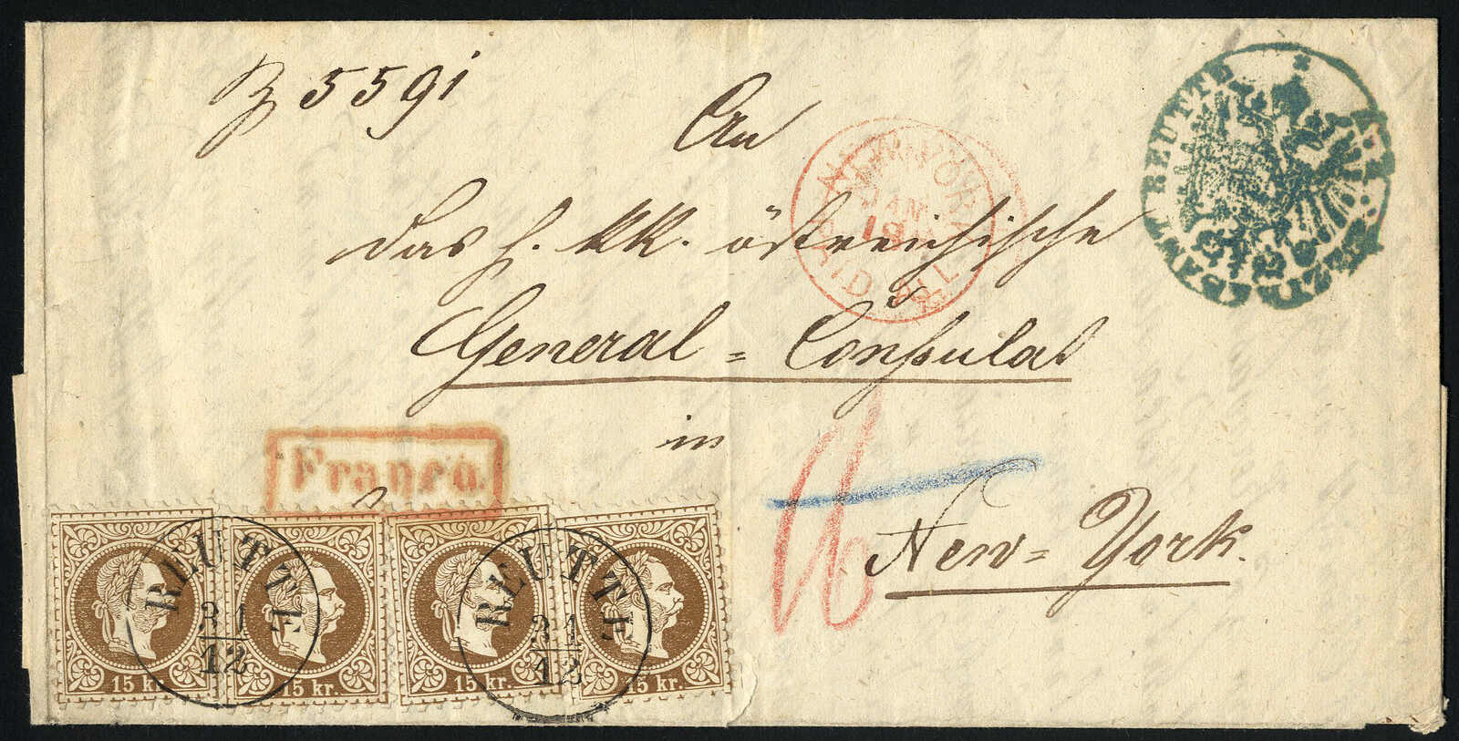 Lot 362 - europe Austria 1867 Issue - Viennafil Auktionen 97th Public Auction Golden Heritage: Austrian Rarities & European Treasures Auction Lot 362 - europe Austria 1867 Issue - Viennafil Auktionen 97th Public Auction Golden Heritage: Austrian Rarities & European Treasures Auction