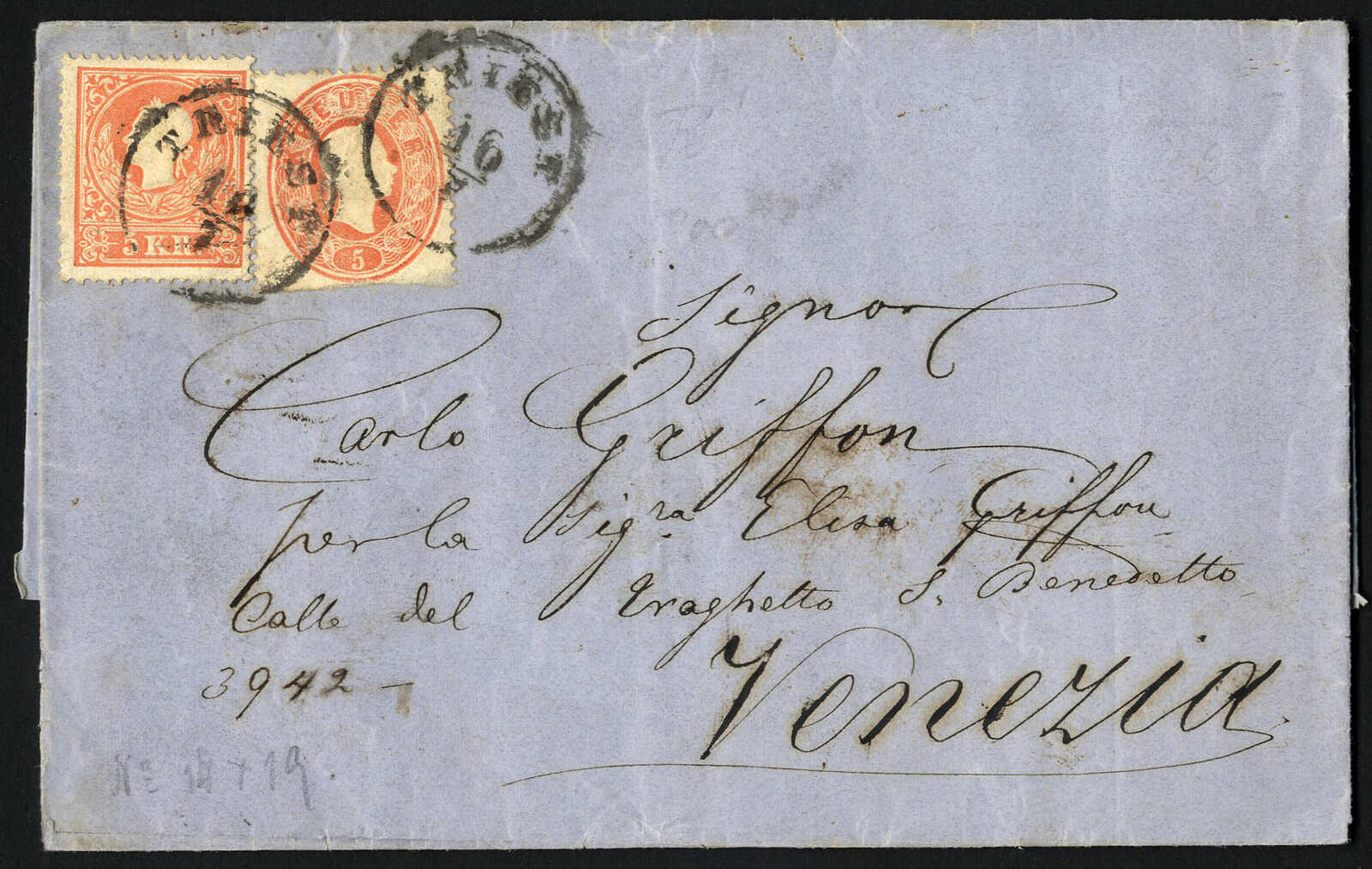 Lot 255 - europe Austria 1858 Issue -  Viennafil Auktionen 97th Public Auction Golden Heritage: Austrian Rarities & European Treasures Auction