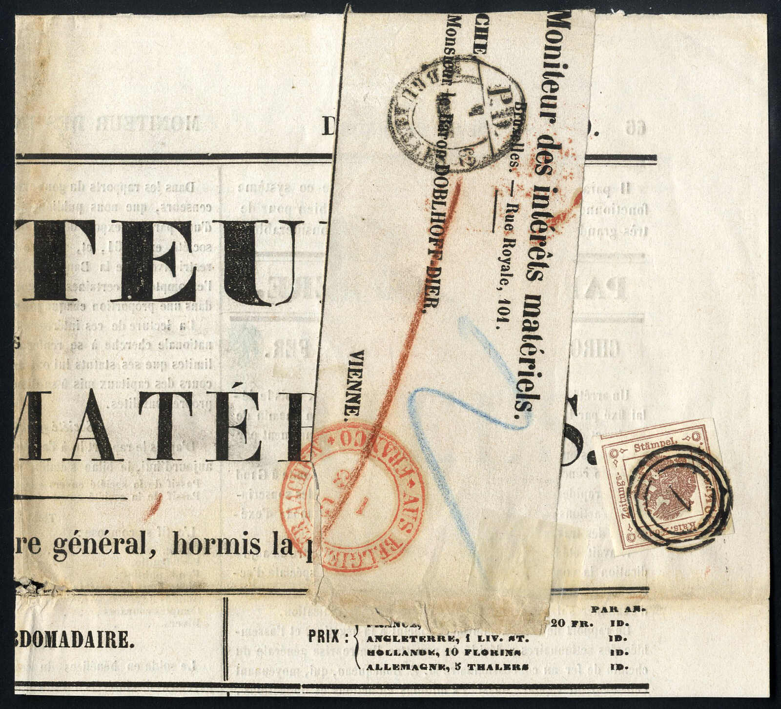 Lot 433 - europe Austria Newspaper Tax Stamps - Viennafil Auktionen 97th Public Auction Golden Heritage: Austrian Rarities & European Treasures Auction Lot 433 - europe Austria Newspaper Tax Stamps - Viennafil Auktionen 97th Public Auction Golden Heritage: Austrian Rarities & European Treasures Auction