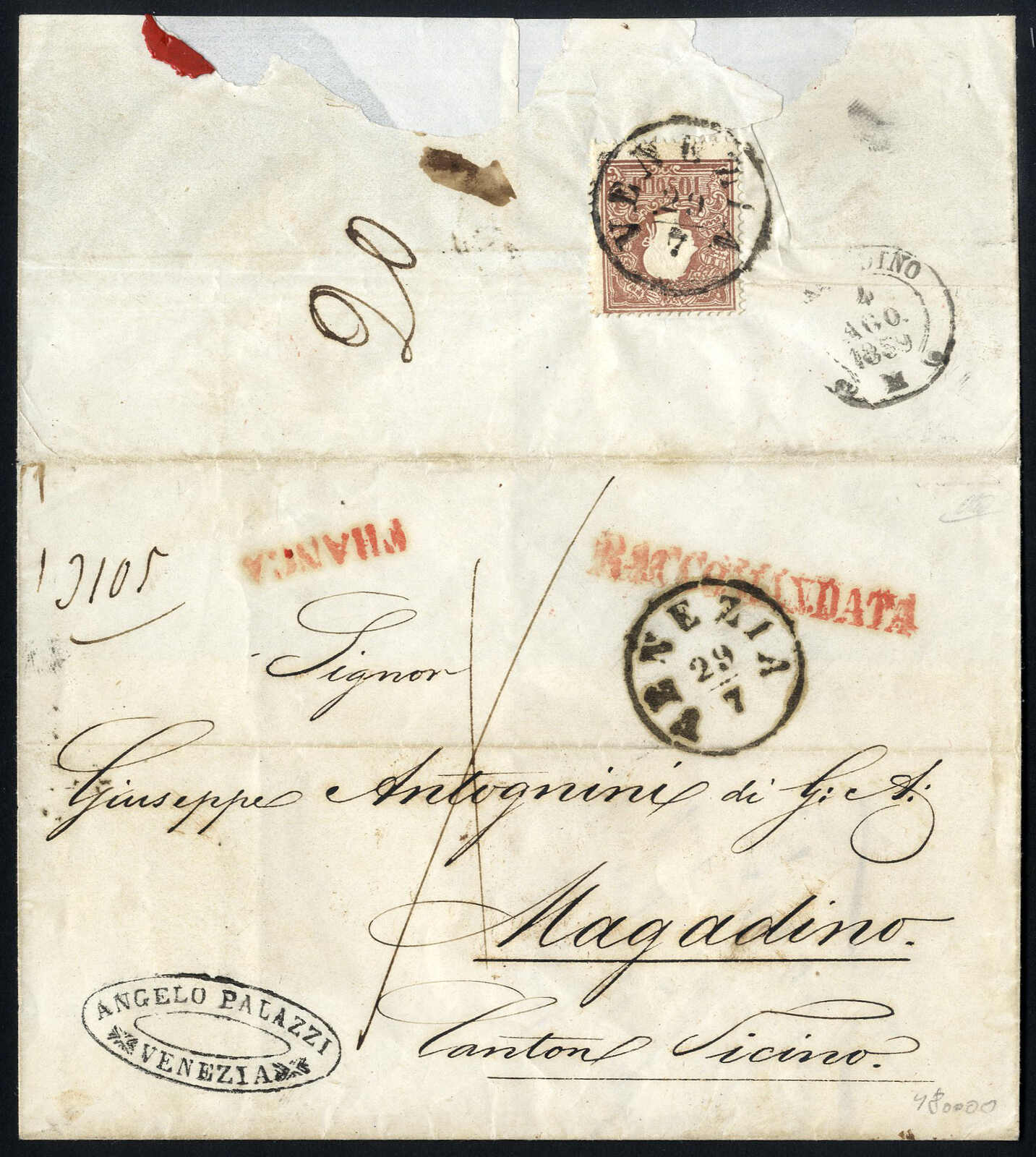 Lot 29 - europe lombardy venetia -  Viennafil Auktionen 97th Public Auction Golden Heritage: Austrian Rarities & European Treasures Auction