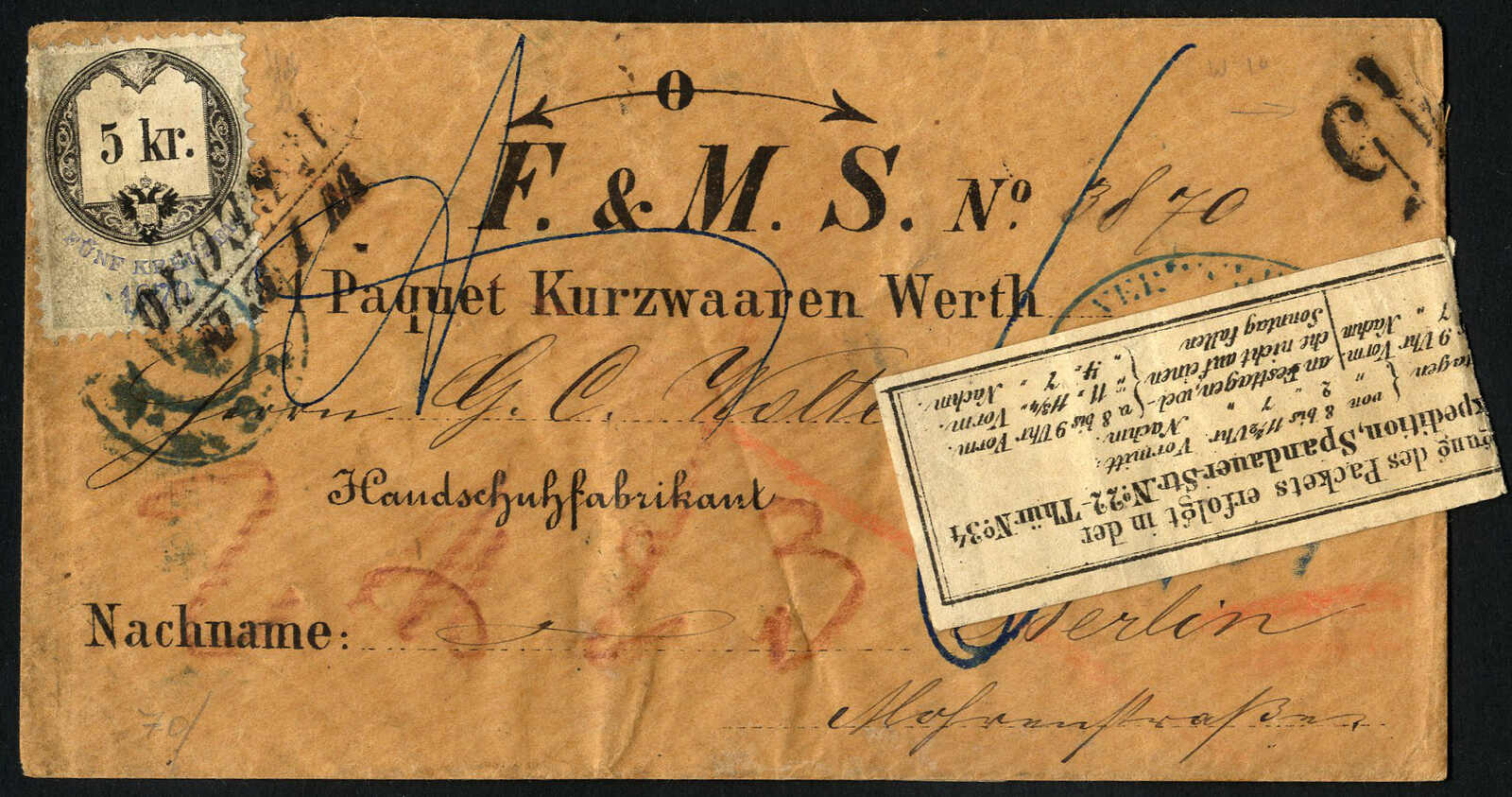Lot 89 - europe Austria Cancellations Vienna -  Viennafil Auktionen 97th Public Auction Golden Heritage: Austrian Rarities & European Treasures Auction