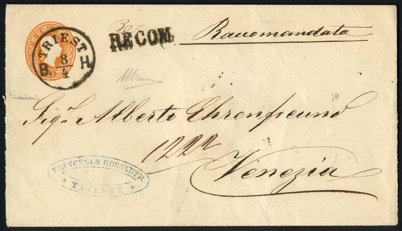 Lot 292 - europe Austria 1860 Issue -  Viennafil Auktionen 97th Public Auction Golden Heritage: Austrian Rarities & European Treasures Auction
