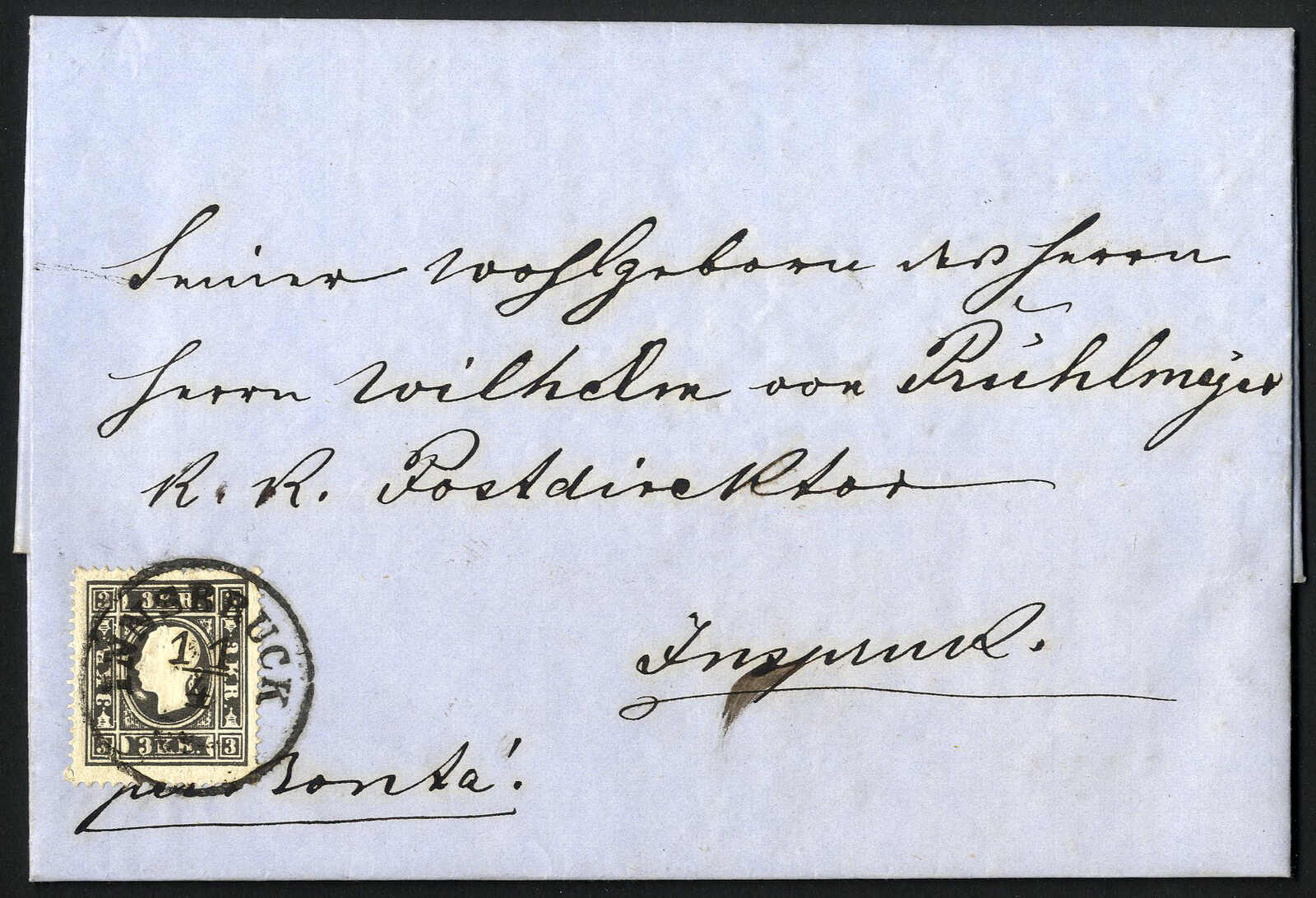 Lot 106 - europe Austria Cancellations Tyrol -  Viennafil Auktionen 97th Public Auction Golden Heritage: Austrian Rarities & European Treasures Auction