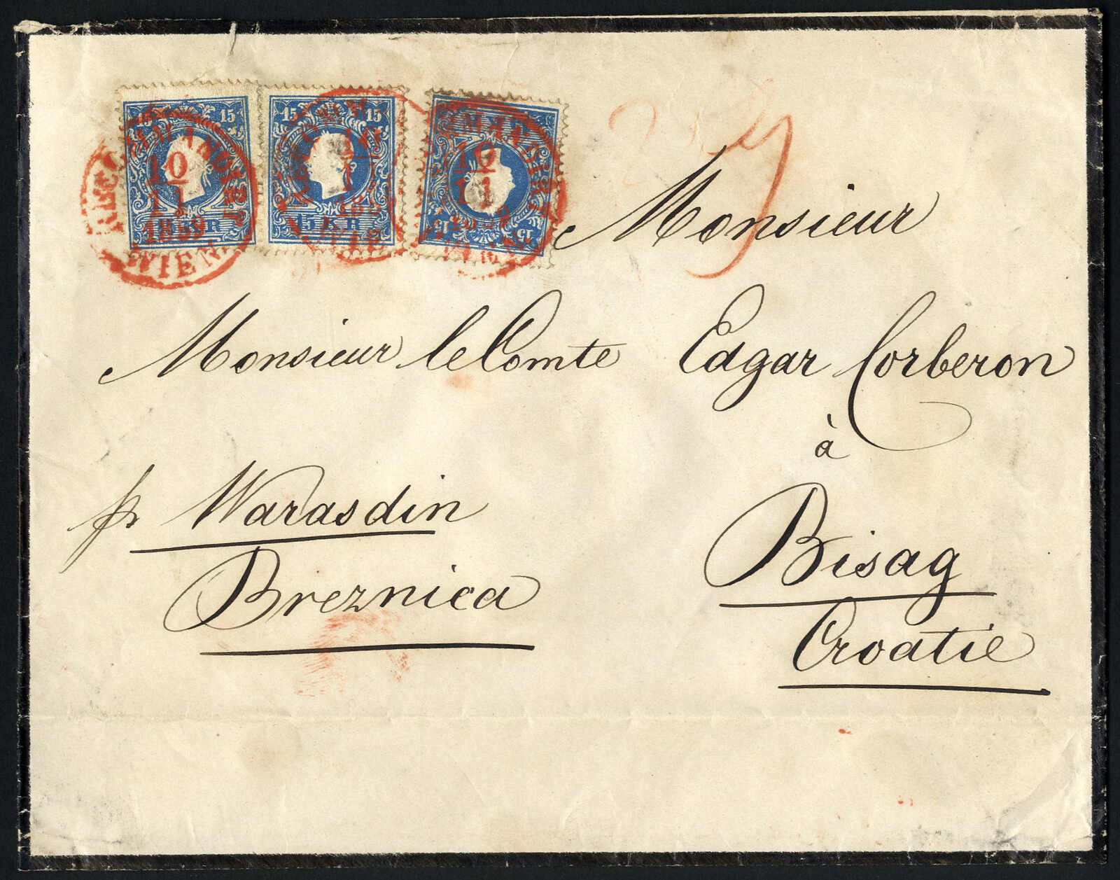 Lot 260 - europe Austria 1858 Issue -  Viennafil Auktionen 97th Public Auction Golden Heritage: Austrian Rarities & European Treasures Auction