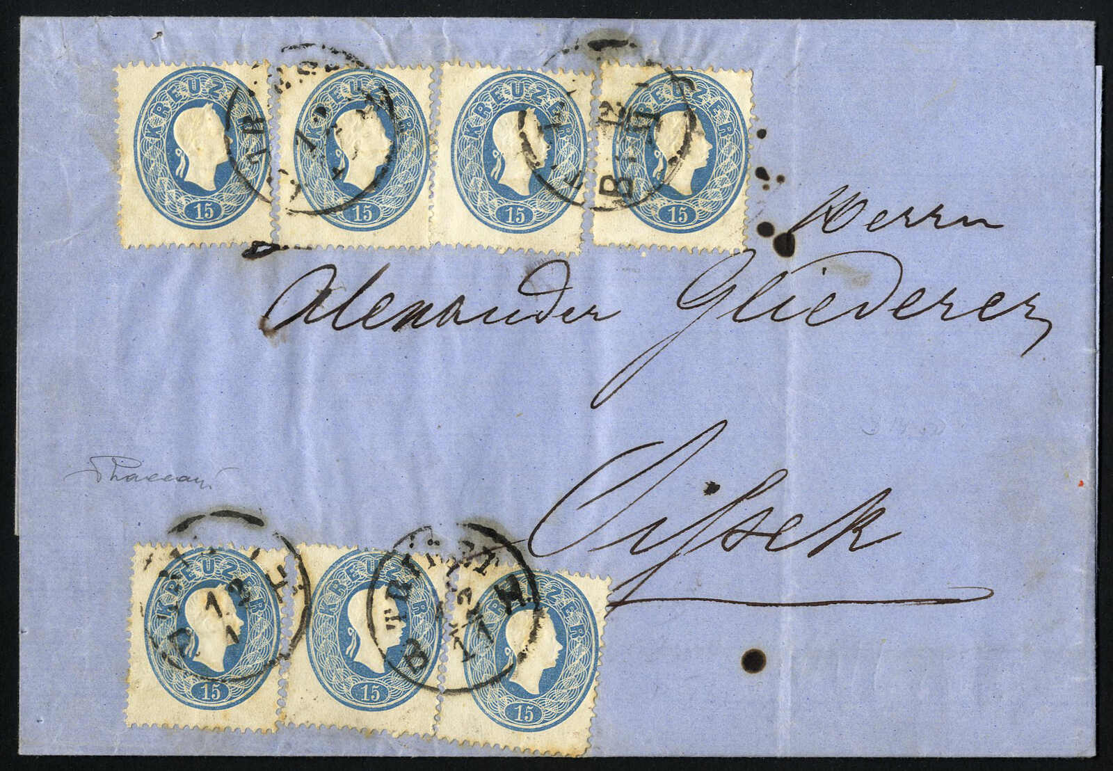 Lot 267 - europe Austria 1860 Issue -  Viennafil Auktionen 97th Public Auction Golden Heritage: Austrian Rarities & European Treasures Auction