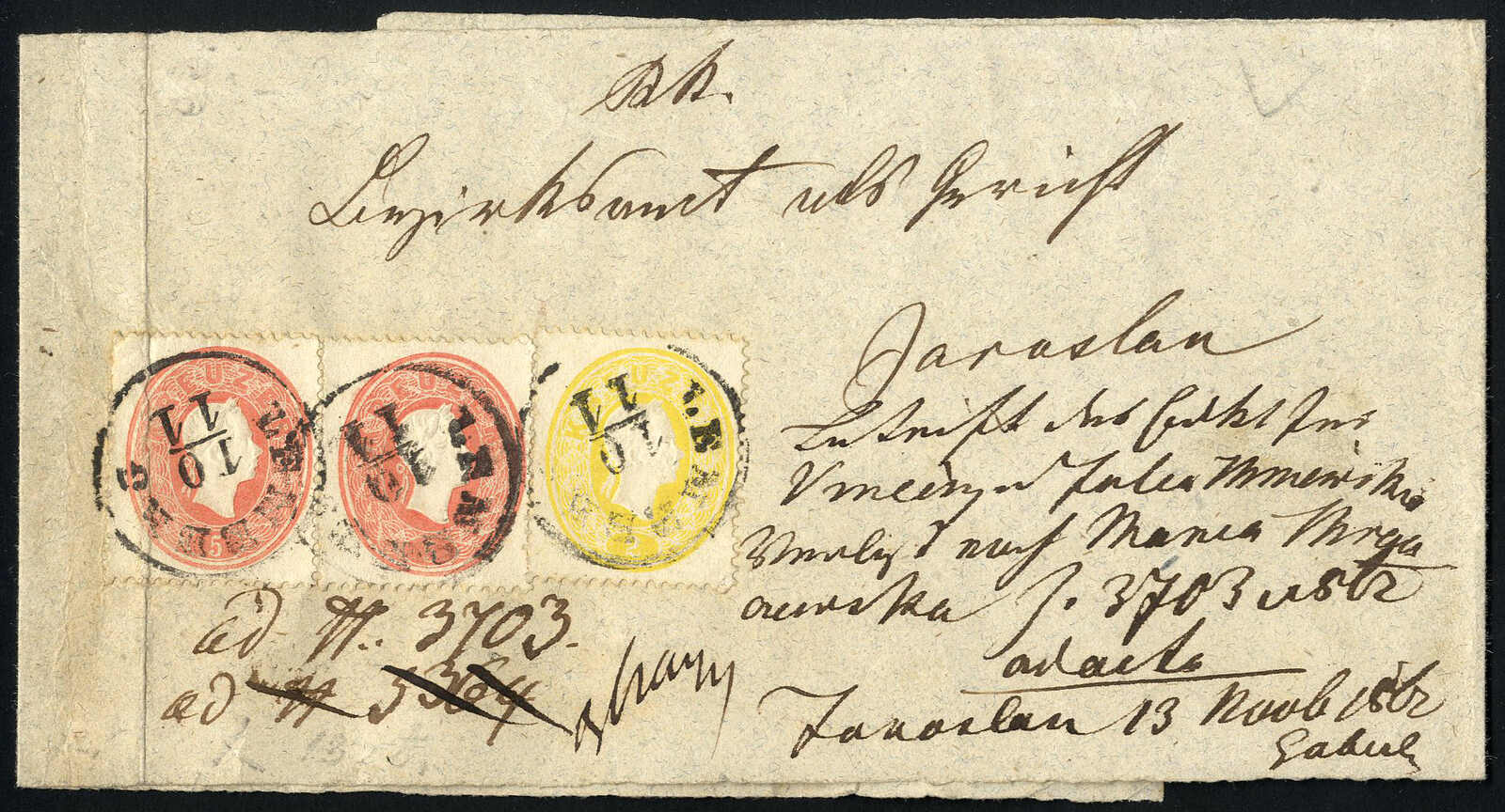Lot 280 - europe Austria 1860 Issue -  Viennafil Auktionen 97th Public Auction Golden Heritage: Austrian Rarities & European Treasures Auction