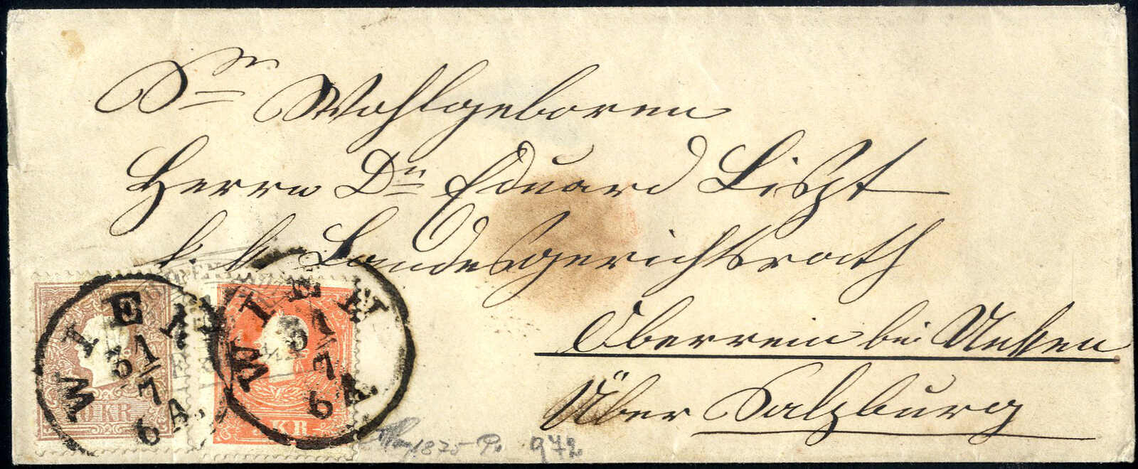 Lot 84 - europe Austria Cancellations Vienna -  Viennafil Auktionen 97th Public Auction Golden Heritage: Austrian Rarities & European Treasures Auction