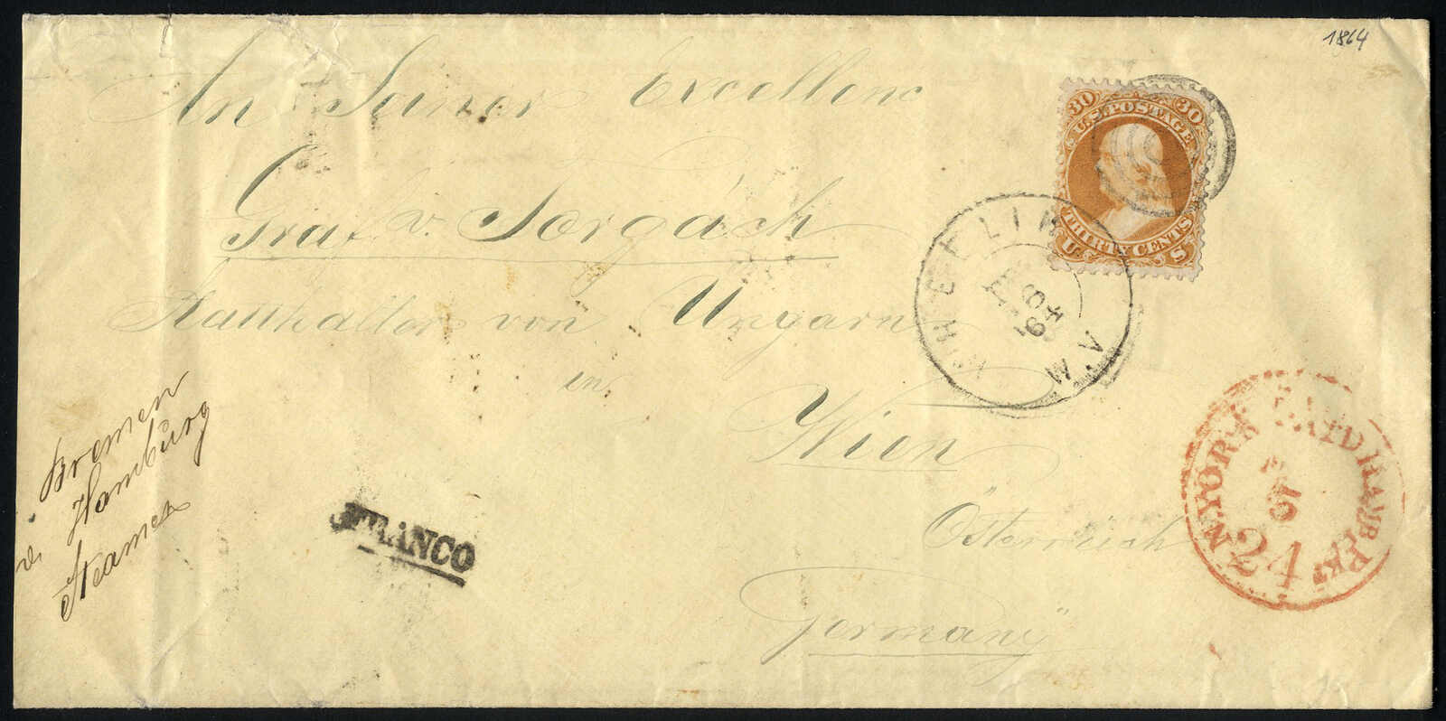 Lot 865 - other countries united states -  Viennafil Auktionen 97th Public Auction Golden Heritage: Austrian Rarities & European Treasures Auction