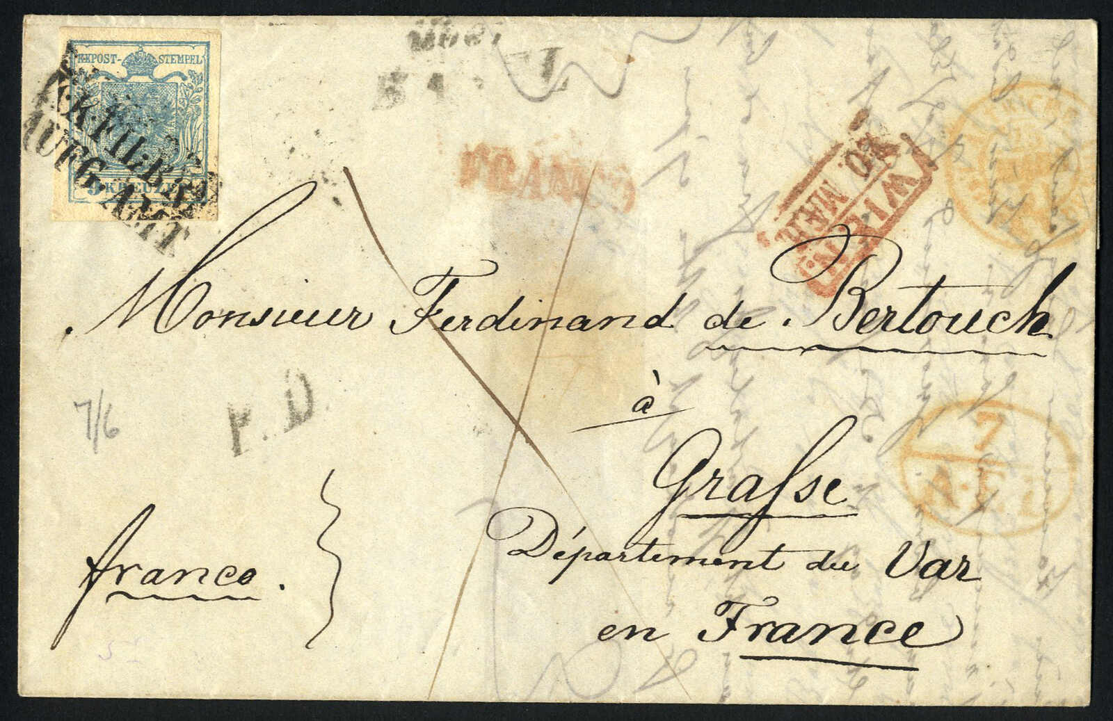 Lot 210 - europe austria issue 1850 - Viennafil Auktionen 97th Public Auction Golden Heritage: Austrian Rarities & European Treasures Auction Lot 210 - europe austria issue 1850 - Viennafil Auktionen 97th Public Auction Golden Heritage: Austrian Rarities & European Treasures Auction