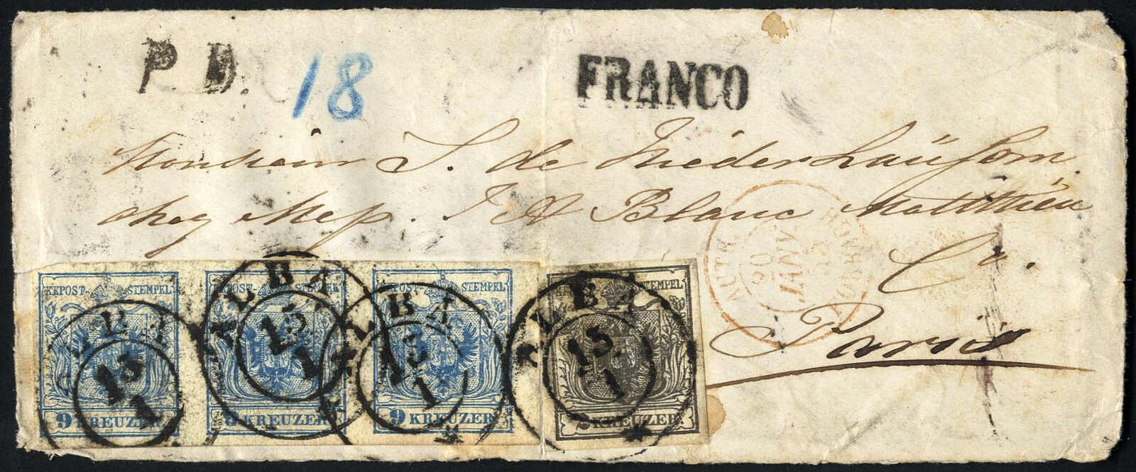Lot 229 - europe austria issue 1850 - Viennafil Auktionen 97th Public Auction Golden Heritage: Austrian Rarities & European Treasures Auction Lot 229 - europe austria issue 1850 - Viennafil Auktionen 97th Public Auction Golden Heritage: Austrian Rarities & European Treasures Auction