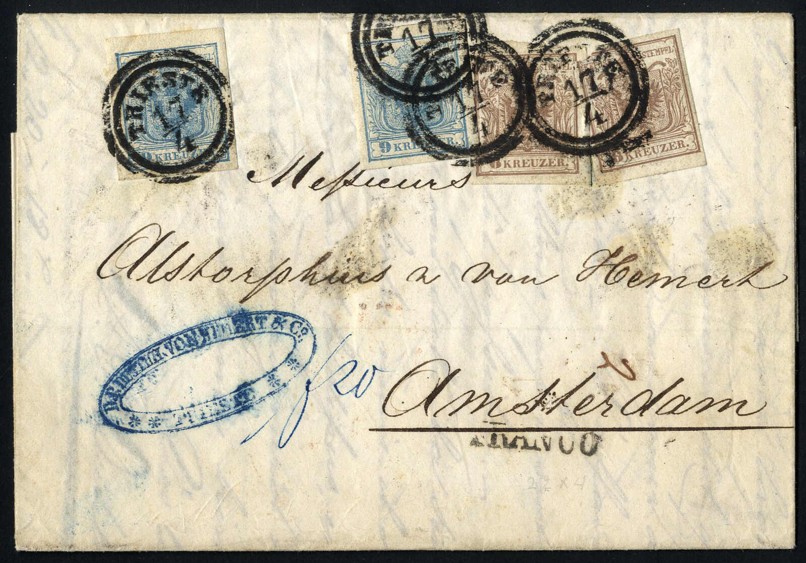 Lot 217 - europe austria issue 1850 - Viennafil Auktionen 97th Public Auction Golden Heritage: Austrian Rarities & European Treasures Auction Lot 217 - europe austria issue 1850 - Viennafil Auktionen 97th Public Auction Golden Heritage: Austrian Rarities & European Treasures Auction