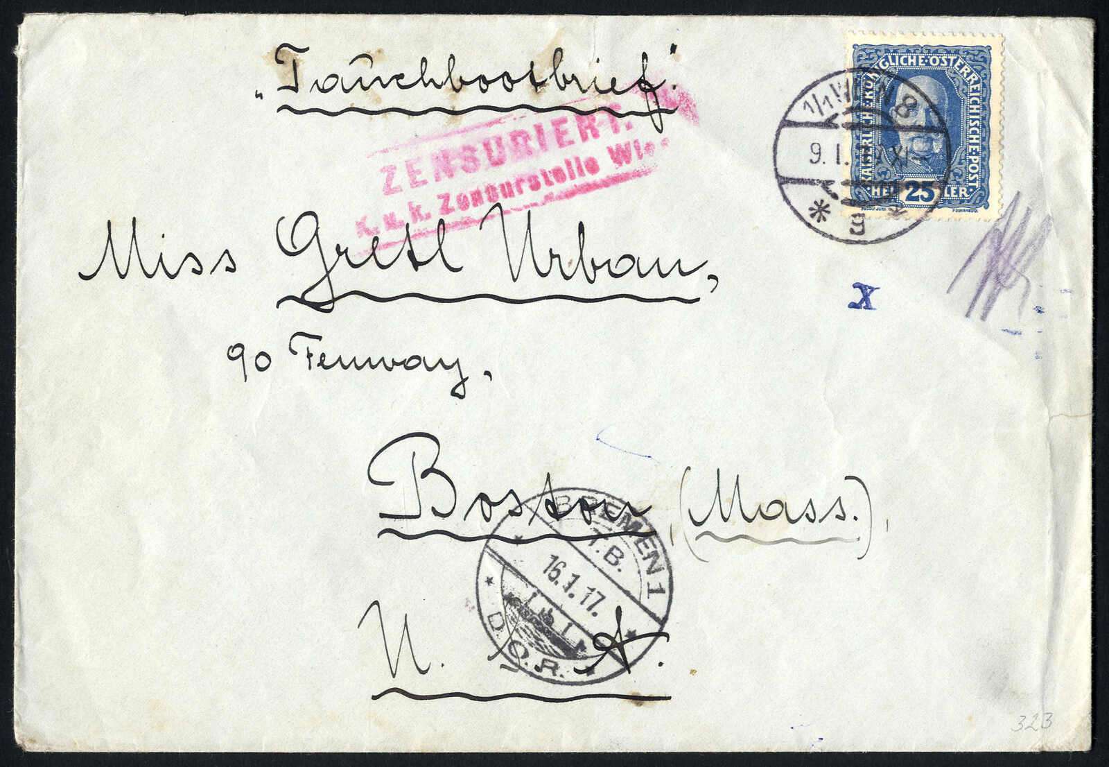Lot 512 - europe Austria Navy and Ship Mail -  Viennafil Auktionen 97th Public Auction Golden Heritage: Austrian Rarities & European Treasures Auction