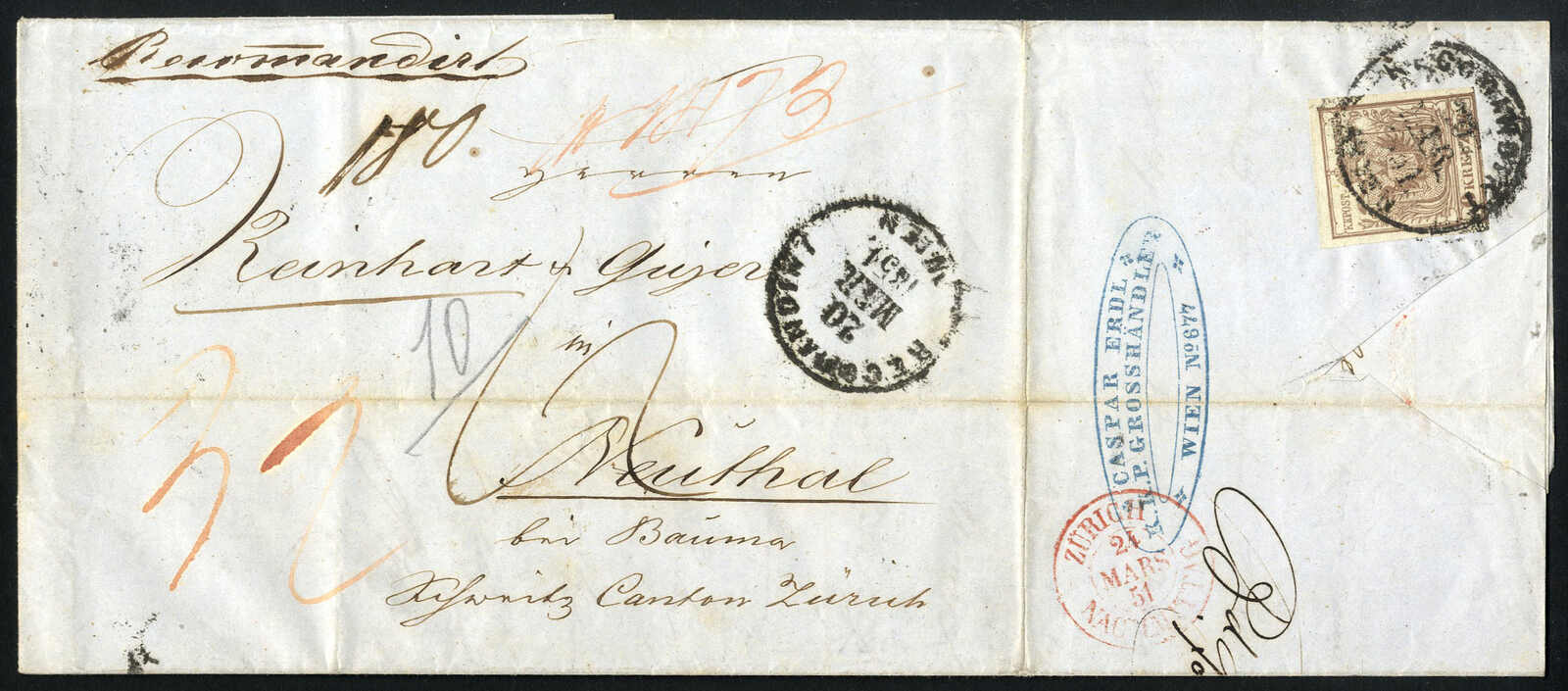 Lot 193 - europe austria issue 1850 - Viennafil Auktionen 97th Public Auction Golden Heritage: Austrian Rarities & European Treasures Auction Lot 193 - europe austria issue 1850 - Viennafil Auktionen 97th Public Auction Golden Heritage: Austrian Rarities & European Treasures Auction