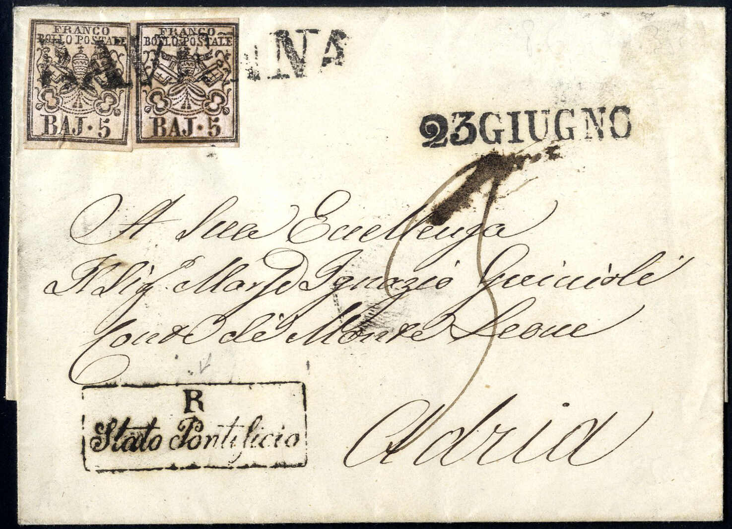 Lot 56 - europe papal states -  Viennafil Auktionen 97th Public Auction Golden Heritage: Austrian Rarities & European Treasures Auction