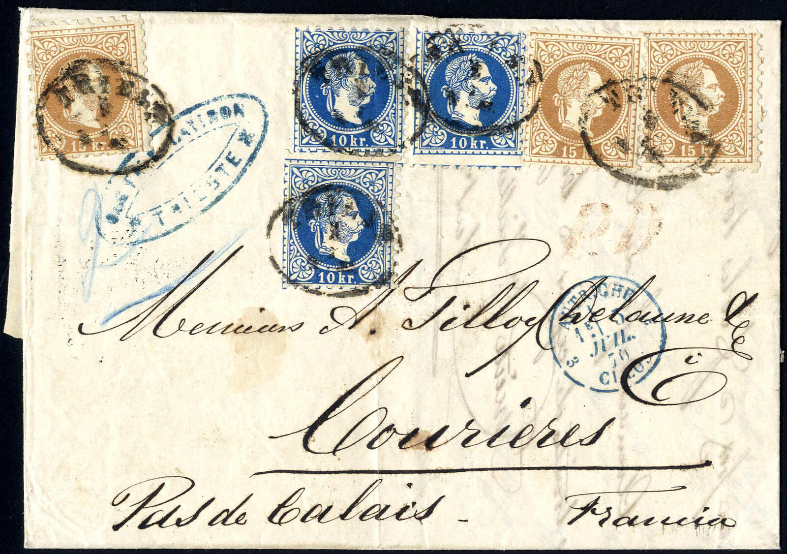 Lot 370 - europe Austria 1867 Issue - Viennafil Auktionen 97th Public Auction Golden Heritage: Austrian Rarities & European Treasures Auction Lot 370 - europe Austria 1867 Issue - Viennafil Auktionen 97th Public Auction Golden Heritage: Austrian Rarities & European Treasures Auction