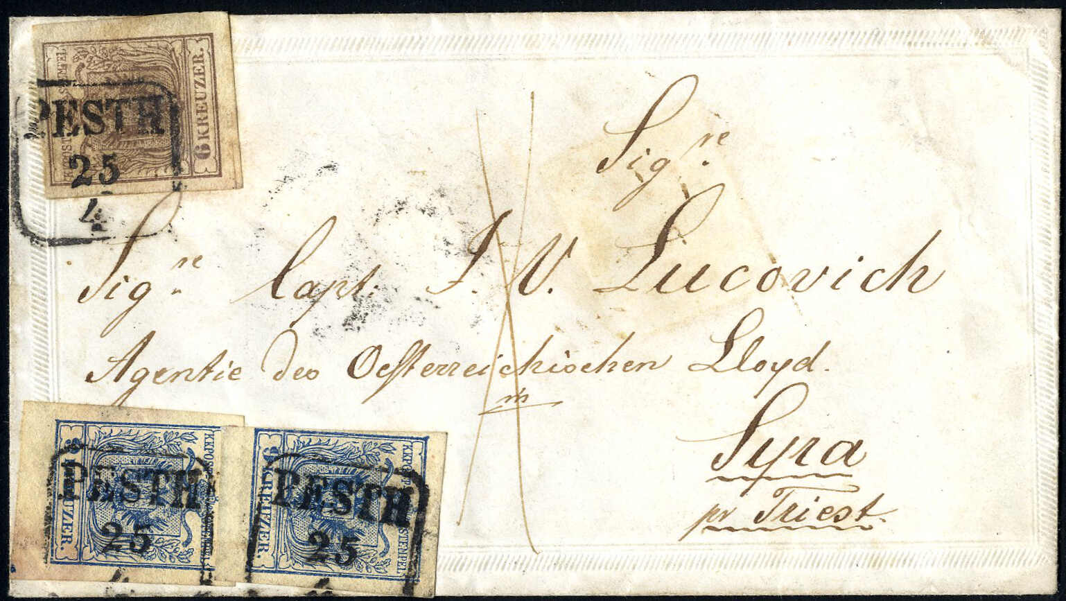 Lot 142 - europe Austria Cancellations Hungary -  Viennafil Auktionen 97th Public Auction Golden Heritage: Austrian Rarities & European Treasures Auction