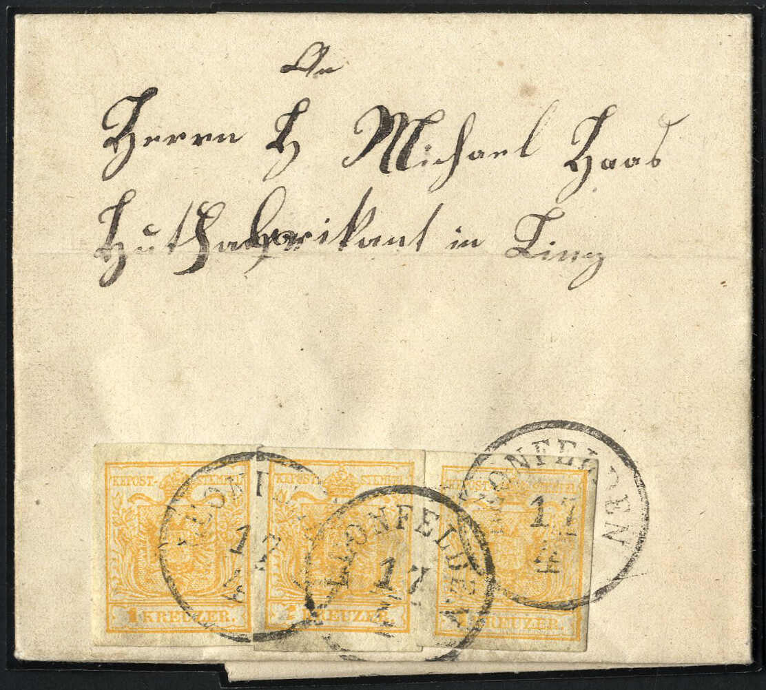 Lot 1909 - europe Austria Cancellations Upper Austria - Viennafil Auktionen 97th Public Auction Golden Heritage: Austrian Rarities & European Treasures Auction Lot 1909 - europe Austria Cancellations Upper Austria - Viennafil Auktionen 97th Public Auction Golden Heritage: Austrian Rarities & European Treasures Auction